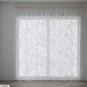 既製カーテン レース プリンセスハイホーボイル 100cm×198cm ホワイト M1193