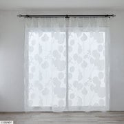 既製カーテン レース ミッキーバルーンボイル 100cm×176cm ホワイト M1198