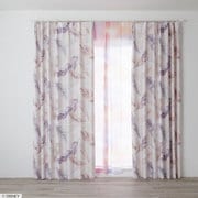 既製カーテン ドレープ ミッキーフラン 100cm×135cm ピンク M1199