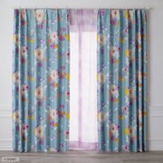 既製カーテン ドレープ プリンセスタングルド 100cm×200cm ブルーグリーン M1204