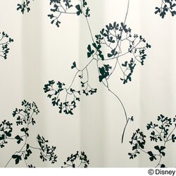 既製カーテン ドレープ トウィッグリーフ 100cm×135cm アイボリー M1004