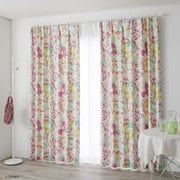 既製カーテン ドレープ カーニバル 100cm×178cm ローズ M1054