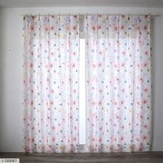既製カーテン レース アロマ 100cm×176cm ローズ M1069