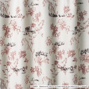 既製カーテン ドレープ シーン 100cm×135cm ピンク M1105