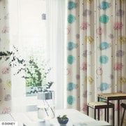 既製カーテン ドレープ プリンセスチャーム 100cm×178cm アイボリー M1178