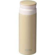 水筒 ボトル マグボトル 300ml アイスストッパー付 保温 保冷 ステンレス製 スモーキーイエロー カフェマグフィット HB-6380