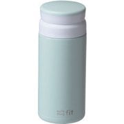 水筒 ボトル マグボトル 350ml アイスストッパー付 保温 保冷 ステンレス製 スモーキーグリーン カフェマグフィット HB-6383