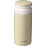 水筒 ボトル マグボトル 350ml アイスストッパー付 保温 保冷 ステンレス製 スモーキーイエロー カフェマグフィット HB-6384