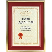 EX賞状額 A3/八二兼用判 ゴールド EXSJ-A3-GD