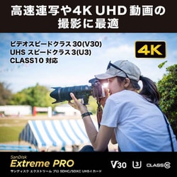 SDSDXXU-064G-JOJCP [Extreme Pro SDXCカード 64GB Class10 UHS-I U3 V30 最大読込200MB/s 最大書込90MB/s ヨドバシカメラ限定モデル]
