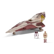 スター・ウォーズ マイクロ・ギャラクシー 1/72スケールフィギュア 5インチ スターファイター・クラス シリーズ1 ジェダイ・スターファイター（デルタ7B） [塗装済可動フィギュア 全長約130mm]