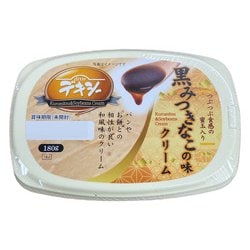 ヨドバシ Com 丸和油脂 デキシー 黒みつきなこの味クリーム 180g 通販 全品無料配達