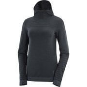OTSPD WOOL HOODY W LC1890600 DEEP BLACK/Heather/EBONY Sサイズ [アウトドア フリース レディース]