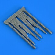 QIC49019 1/48 F-4B ファントムII 用 LAU-7ランチャー 4本入り （タミヤ用） [プラモデル用パーツ]