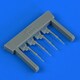 QIC72674 1/72 S-199/CS-199 主脚アクチュエーター 4個入り （エデュアルド用） [プラモデル用パーツ]