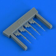 QIC72674 1/72 S-199/CS-199 主脚アクチュエーター 4個入り （エデュアルド用） [プラモデル用パーツ]