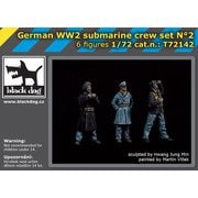 T72142 1/72 WW.II ドイツ軍 潜水艦 クルーセット No.2 [組立式プラスチックモデル]