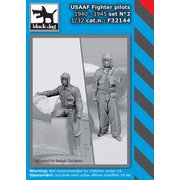 T32144 1/32 アメリカ陸軍航空軍戦闘機パイロット 1940～45年 2体セット No.2 （HAUF32142＋F32143） [組立式プラスチックモデル]