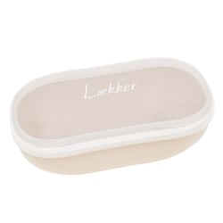 ランチボックス 弁当箱 レカ オーバル 1段 600ml 日本製 オフホワイト 73421