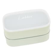 73434 [ランチボックス 弁当箱 レカ オーバル 2段 520ml 日本製 アクアグリーン]