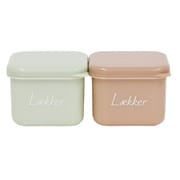 レカ ピクルスケース 2ヶセット BR＆GR 130ml×2 73452