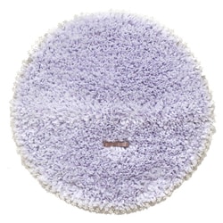 PLYS Fleuri SOUFFLE ラウンドマット ラグ 約直径47cm パープル