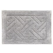 乾度良好 リッカ バスマット 約縦50cm×横70cm グレー