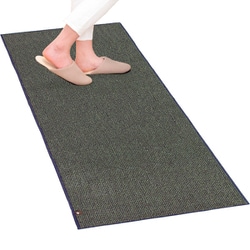 PLYS base キッチンマット 約縦60cm×横240cm ブラウン