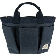 4069-00 ネイビー [Cacha Cacha （カチャカチャ） スリーポケット ランチバッグ]