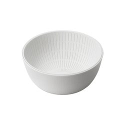 米とぎにも使えるザルとボウル Colander＆Bowl ホワイト