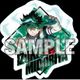 僕のヒーローアカデミア ステッカー 6期アクション版権（1） Ver. 緑谷出久 [キャラクターグッズ]