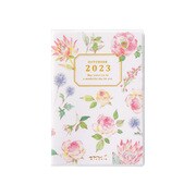 2023 ポケットダイアリー ミニ カントリータイム 花柄 22163006