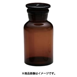 3121-01-10 [3121 広口共栓試薬瓶（茶） 30ml]