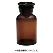 3121-02-10 [3121 広口共栓試薬瓶（茶） 60ml]