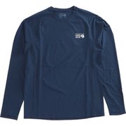 マウンテンストレッチロングスリーブ OM9840 425 Hardwear Navy Lサイズ [アウトドア カットソー メンズ]