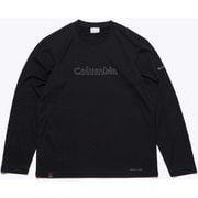 リーディトレイルロングスリーブT シャツ PM0440 011 Black, Graphic Logo XLサイズ [アウトドア カットソー メンズ]
