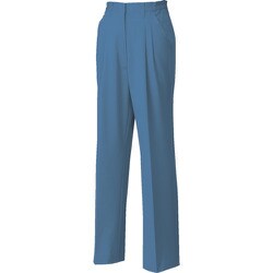 A-1154-6-L [コーコス レディーススラックスA-1154 6 Cブルー L]