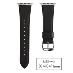 RWE033AU [ecopurela（エコピュアラ） Apple Watch 38/40/41mm用 バンド スタンダード ブラック]
