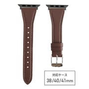 RWE532CU [ecopurela（エコピュアラ） Apple Watch 38/40/41mm用 バンド テーパード ブラウン]