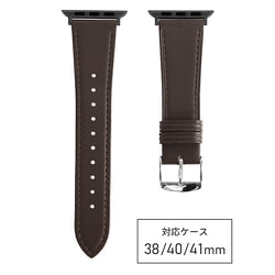 RWE533BU [ecopurela（エコピュアラ） Apple Watch 38/40/41mm用 バンド スタンダード ダークブラウン]