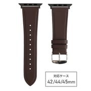 RWE533BW [ecopurela（エコピュアラ） Apple Watch 42/44/45mm用 バンド スタンダード ダークブラウン]