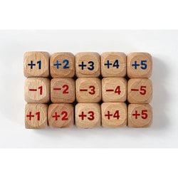 カウンターダイス（木製） 15個入り [トレーディングカード用品]