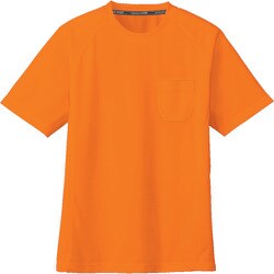 AS657-12-3L [コーコス 半袖TシャツAS-657 12 オレンジ3L]