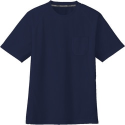 AS657-1-LL [コーコス 半袖TシャツAS-657 1 ネイビー LL]
