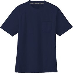 AS657-1-S [コーコス 半袖TシャツAS-657 1 ネイビー S]