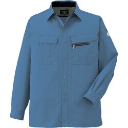 A-4458-6-L [コーコス 長袖シャツA-4458 6 Cブルー L]