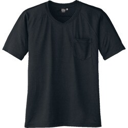 A-667-23-LL [コーコス 半袖VネックTシャツA-667 23 チャコールLL]
