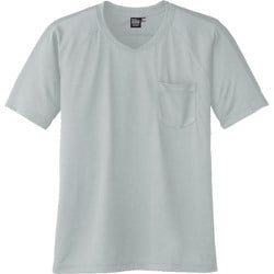 A-667-3-S [コーコス 半袖VネックTシャツA-667 3 シルバー S]