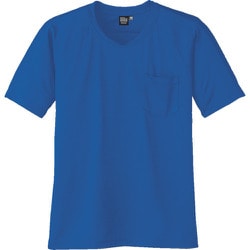 A-667-6-4L [コーコス 半袖VネックTシャツA-667 6レアルブル-4L]