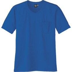 A-667-6-5L [コーコス 半袖VネックTシャツA-667 6レアルブル-5L]